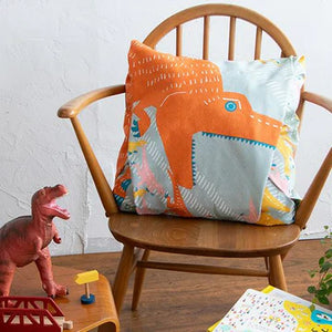 kata kata End Dinosaur Blue Gray Furoshiki (L)