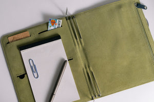 Roterfaden Taschenbegleiter SO_26 (smoke blue/light olive) - NOMADO Store