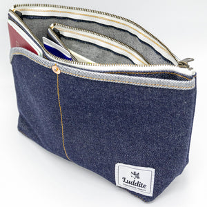 Luddite Okayama Denim Pen Case Pouch