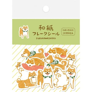 Furukawa - Washi flake stickers set (6 patterns)