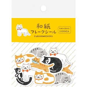 Furukawa - Washi flake stickers set (6 patterns)