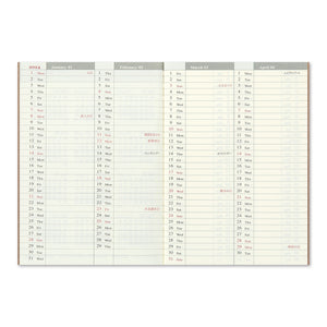 2024 Traveler's Notebook Diary (Passport Size) - Weekly.