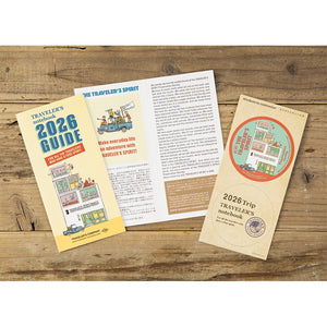2026 - Traveler's Notebook (TRC) Weekly Vertical Diary (Regular size)