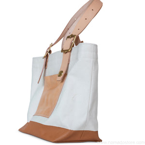 Superior Labor engineer tote bag S natural body light brown paint