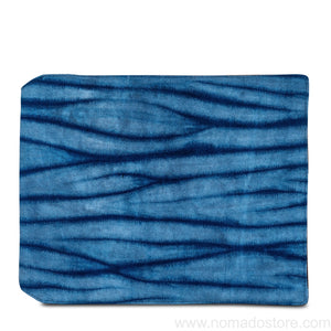 Kyoku Haku Indigo dyed Fabric Pen Roll (6 pens)