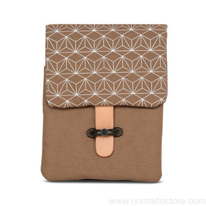 Kyoku Haku Seven-pen window grille pattern flip-top pen case (4 options)