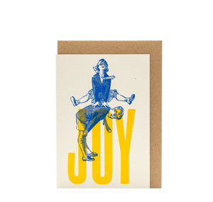 Mitchell-Finch letterpress card : Joy (2 colours)