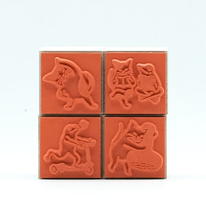 KAPPADO Rubber Stamps (4 designs)