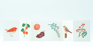 Itsuko Naka Seasonal Accordion Fold Cards (4 designs)