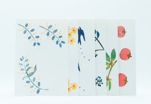 Itsuko Naka Set of 6 Bird & Mountain Postcards