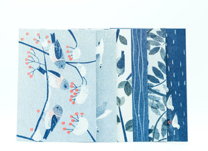 Itsuko Naka Set of 6 Seasonal Birds Postcards