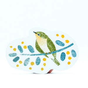 Itsuko Naka Diecut Cards : Swallow & White Eye (2 designs)