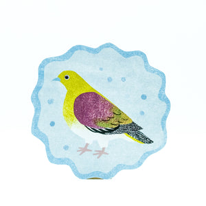 Itsuko Naka Diecut Cards Card : Cat & Pigeon (2 designs)
