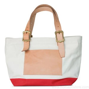 Superior Labor engineer tote bag S natural body red paint