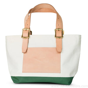 Superior Labor engineer tote bag S natural body moss green paint