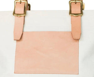 Superior Labor engineer tote bag S natural body moss green paint