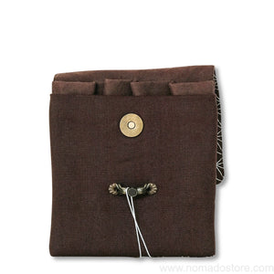 Kyoku Haku Seven-pen window grille pattern flip-top pen case (4 options)