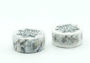 Classiky Toranekobonbon Cats Masking Tape (2 designs)