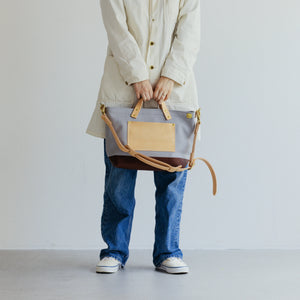 The Superior Labor Engineer Shoulder Bag XS (grey canvas/4 options) - NOMADO Store