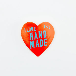 The Superior Labor I LOVE HANDMADE sticker