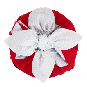 Hare Tsutsumi Plovers Red Furoshiki (70)