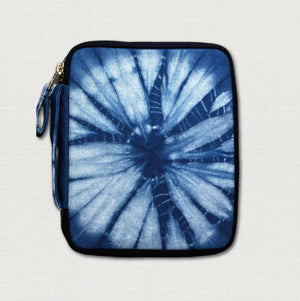 Kyoku Haku 10-piece pen case (dyed indigo, 2 patterns) - NOMADO Store