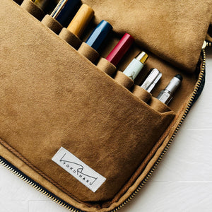 Kyoku Haku Zippered 20 Slots Pen Case (3 patterns) - NOMADO Store