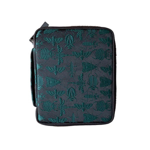 Kyoku Haku 10-piece zipped pen case (cabinet of curiosities pattern)