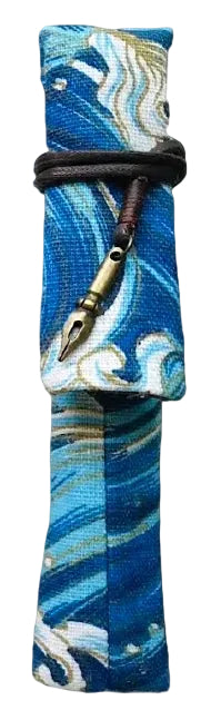 Kyoku Haku Japanese style flower single pen case (6 patterns) - NOMADO Store