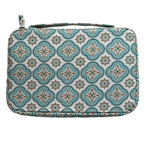 Kyoku Haku Zippered 20 Slots Pen Case (Begonia Blossom/2 colours)