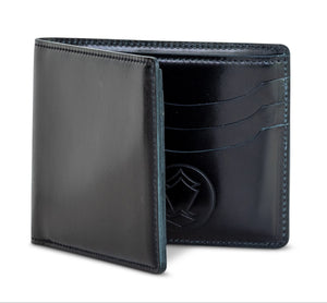 Ateliers Phileas Ginza Shell Cordovan Slim Wallet (black) - NOMADO Store