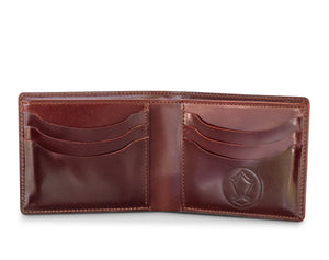 Ateliers Phileas Ginza Shell Cordovan Slim Wallet (burgundy)