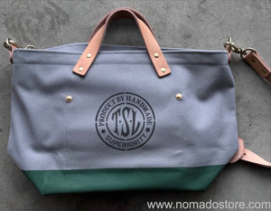 The Superior Labor Engineer Shoulder Bag XS (grey canvas/4 options) - NOMADO Store