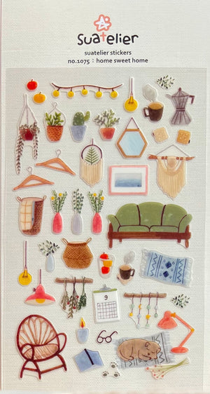 Suatelier stickers - Home sweet home