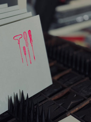 Nomado Kappan "I Screwed Up" Letterpress Card