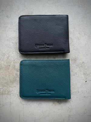 Ateliers Phileas Passepartout Slim Wallet (Black or Japanese Indigo)