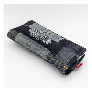 Luddite Pen Case Canvas 8-Go (denim patchwork 2 patterns)