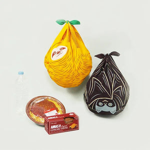 MUSUBI × COCHAE – Aqua Drop Furoshiki 70 cm – Sloth Yellow