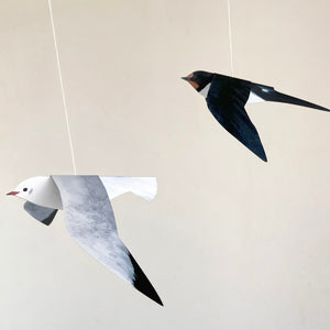 Itsuko Naka Paper Bird Mobiles