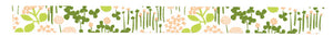 Classiky Little Garden Masking Tape 1 piece pack (2 colours)