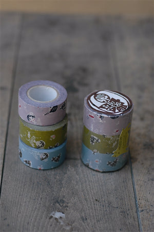 Classiky Girl Masking Tape (3 colour set, 24mm)