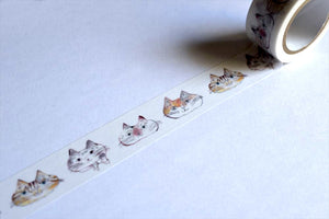 Classiky Toranekobonbon Cats Masking Tape (2 designs)