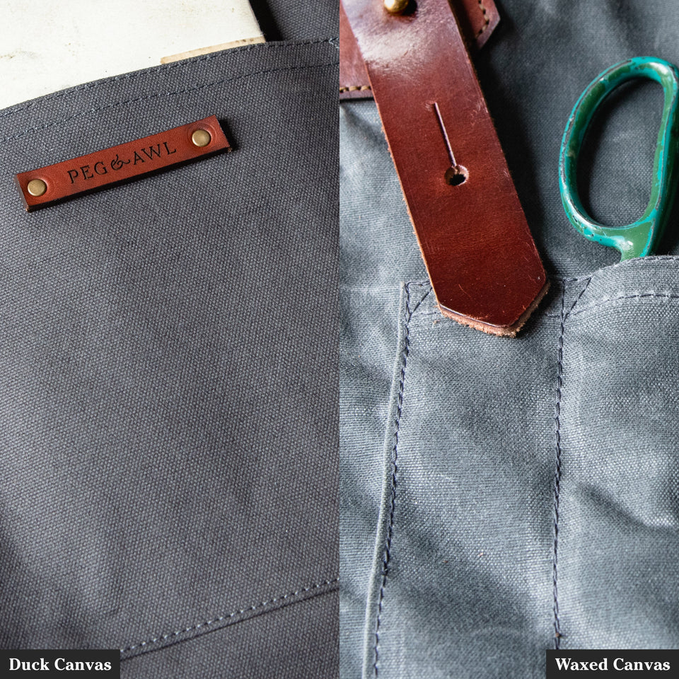Peg and Awl The Franklin Maker’s Apron (coal/black)