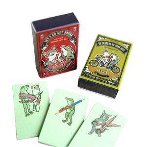 KAPPADO cat and frog matchbox sticky notes