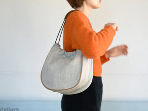 Ateliers PENELOPE Coco Tote Bag Black – Japanese washed linen canvas Tote
