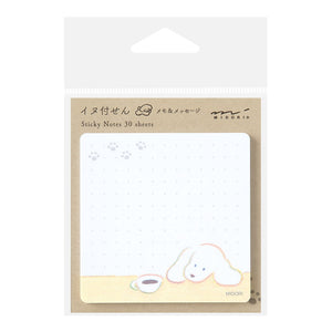 Midori Sticky Notes - Coffee and dog