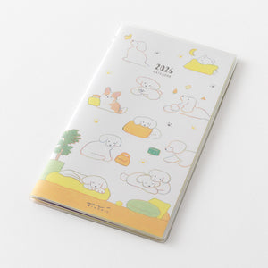 Midori Pocket diary slim dog 2026