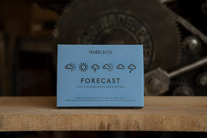 Box of 6 Forecast Letterpress Cards