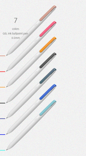 Kayou+ Tinte 0.5mm Gel Ballpoint Pen (7 colours)
