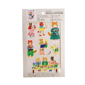 SANBY x Aiko Fukawa Multi Stickers - Japanese Stickers (2 patterns)